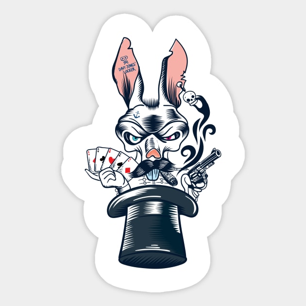 Rabbit Sticker by Enickma